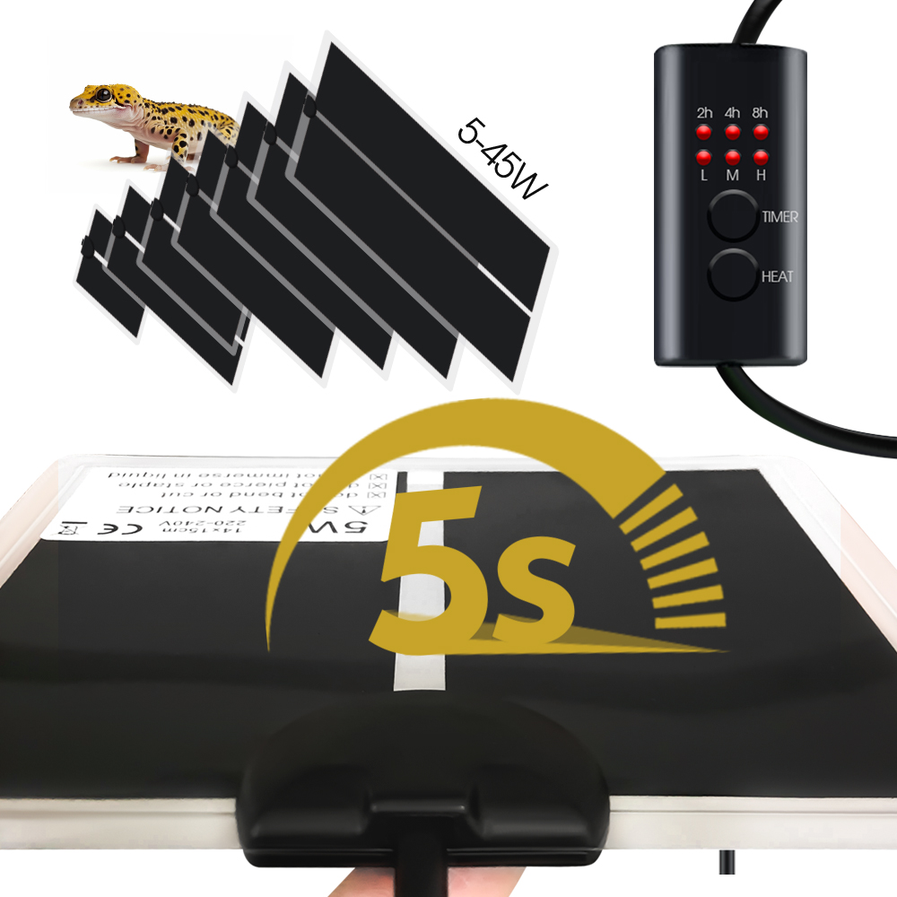 Seedling Heat Mat - EU 플러그 파충류 온도 조절기 열